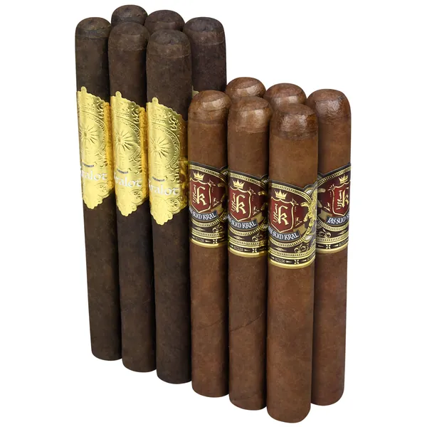Jas Sum Kral Full-Bodied 12-Cigar Sampler