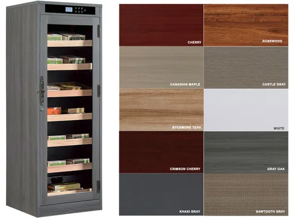 Remington Lite Custom Finishes Humidor Cabinet