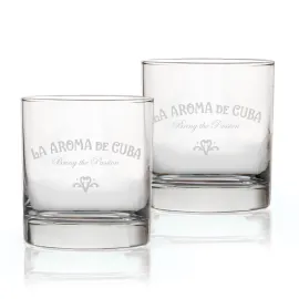 La Aroma de Cuba Rocks Glasses