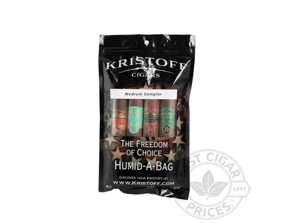 Kristoff Medium-Bodied 4 Cigar Fresh Pack Sampler
