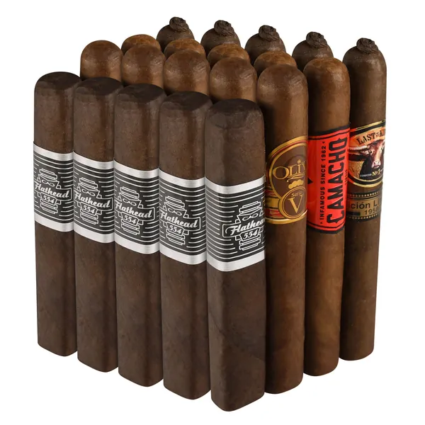 Easy Pickin's Top Brand Medley 2: Full-Bodied 20-Cigar Sampler