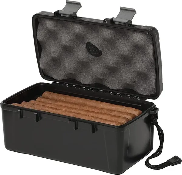 XIKAR 15-Cigar Rugged Airtight Travel Humidor Case