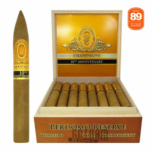Perdomo Reserve Champagne 10th Anniversary Torpedo