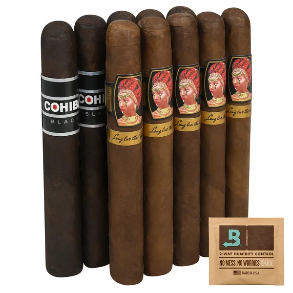 Smash Pack: Caldwell Long Live the Queen Maduro vs Cohiba Black - 10 Cigars