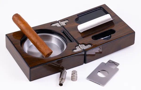 Folding Ashtray Set w/ Accessories - Imperfect
