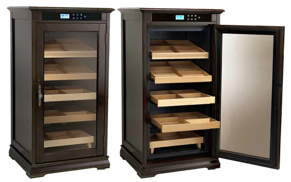 THE Redford Espresso Humidor Cabinet