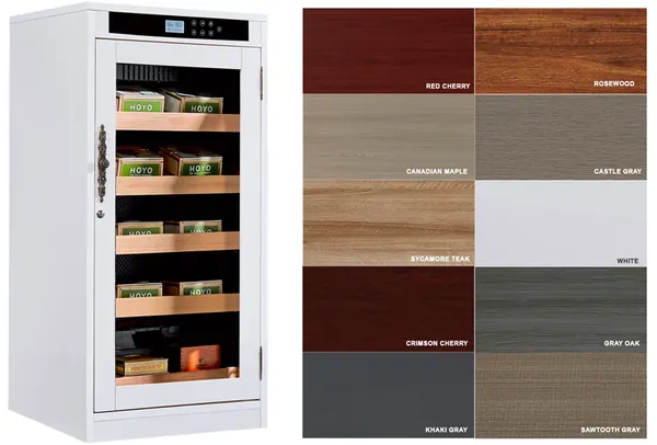 Redford Lite Custom Finishes Humidor Cabinet