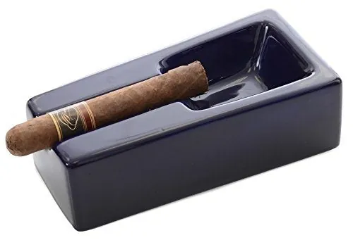 Mantello Large Ceramic Cigar Ashtray (4 Stirrups)