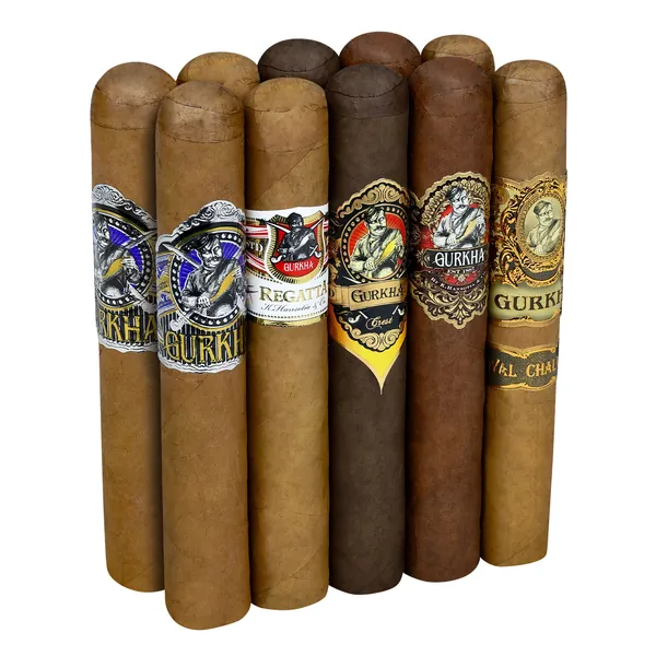 Gurkha Dime Pack Luxury Light Sampler #1 - 10 Cigars