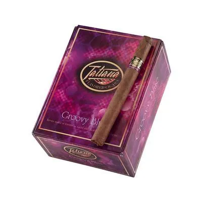 Tatiana Classic Groovy Blue Flavored Cigars - Groovy Blue Corona (6.0" x 44) / Box of 25