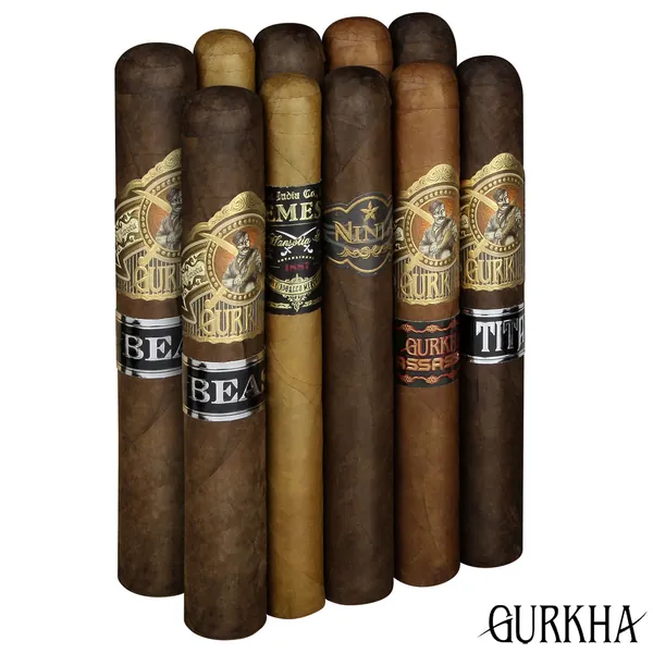 Gurkha Dime Pack Rogue's Gallery Sampler #2 - 10 Cigars