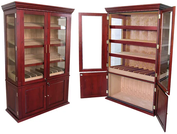 THE Billagio Large Display Humidor Cabinet