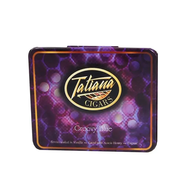 Tatiana Petite Groovy Blue Cigars - Groovy Blue (4" x  30) / 5 Tins of 10