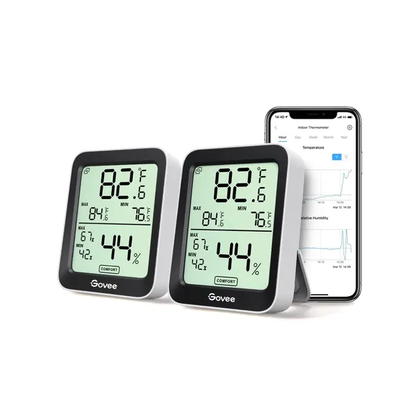 Govee Bluetooth Digital Hygrometer Thermometer H5075