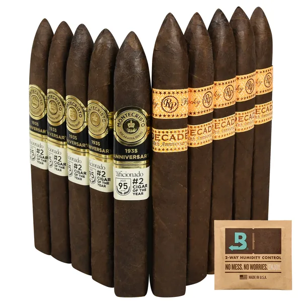 Smash Pack: Monte 1935 Anniv Nicaragua vs Rocky Decade - 10 Cigars