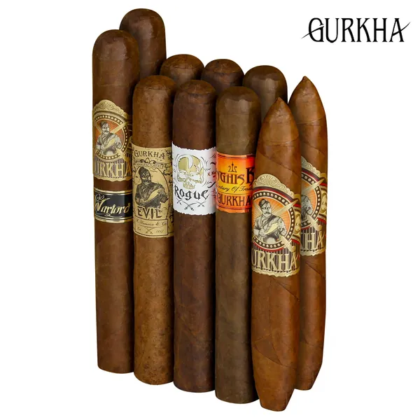 Gurkha Dime Pack Rogue's Gallery Sampler #1 - 10 Cigars
