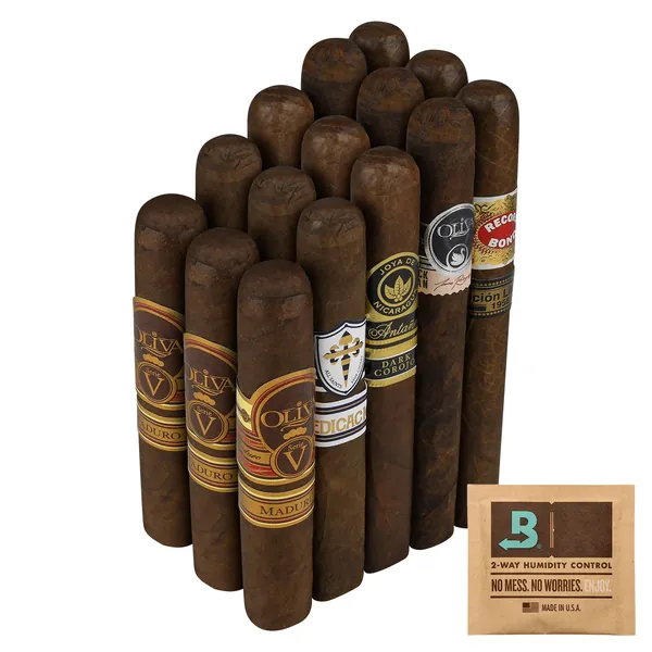 Dark 'n Stormy #2 15-Cigar Stacked Pack