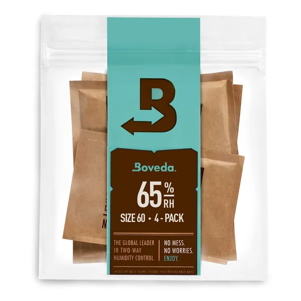 Boveda 65% Two-Way Humidity Control, Size 60 (4-Pack)