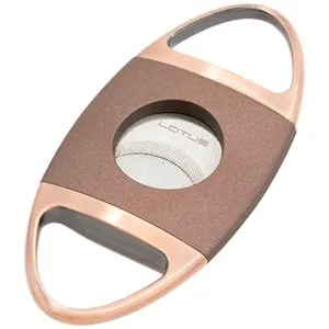Lotus Jaws Serrated Cigar Cutter - Copper & Brown Crackle (CUT610)