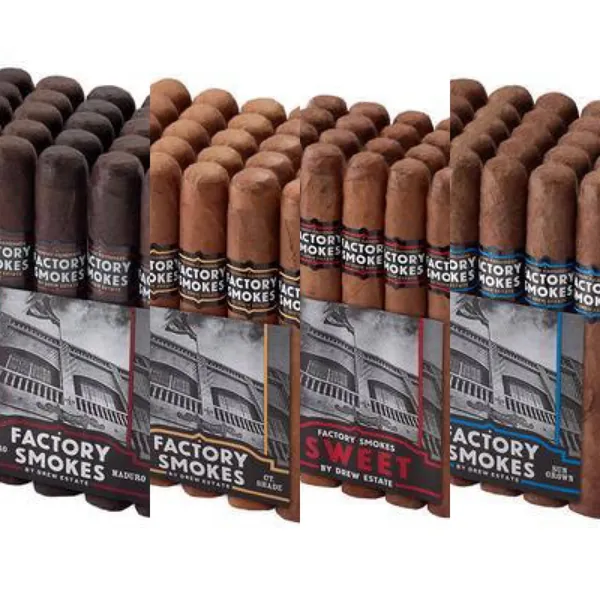 Drew Estate Factory Smokes Sampler - Drew Estate Factory Smokes Sampler / Sampler of 8