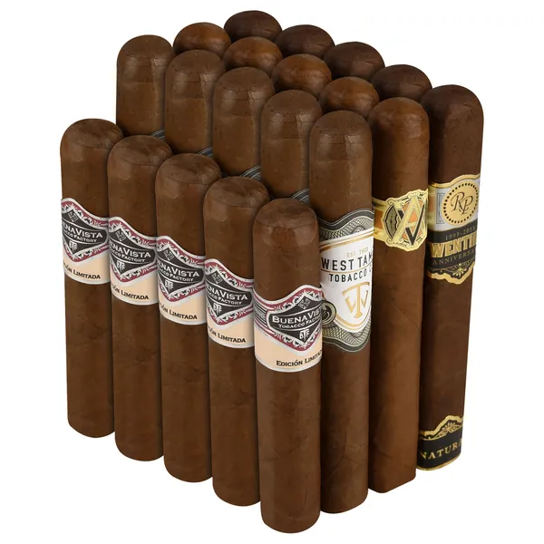 Easy Pickin's Top Brand Medley: Medium-Bodied 20-Cigar Sampler