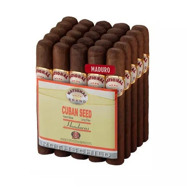 National Brand Maduro Rothschild Bundle Cigars - Bundle 25