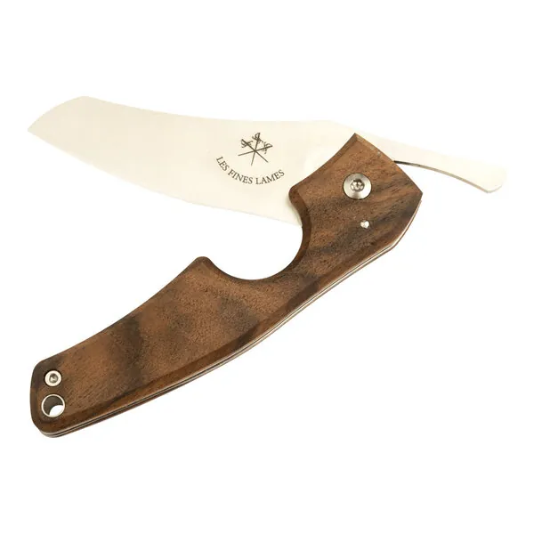 Les Fine Lames Gunstock Walnut Petit Cigar Knife