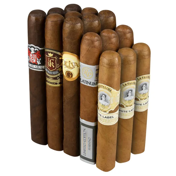 (Mostly) 90+ Pizza Night 15-Cigar Stacked Pack