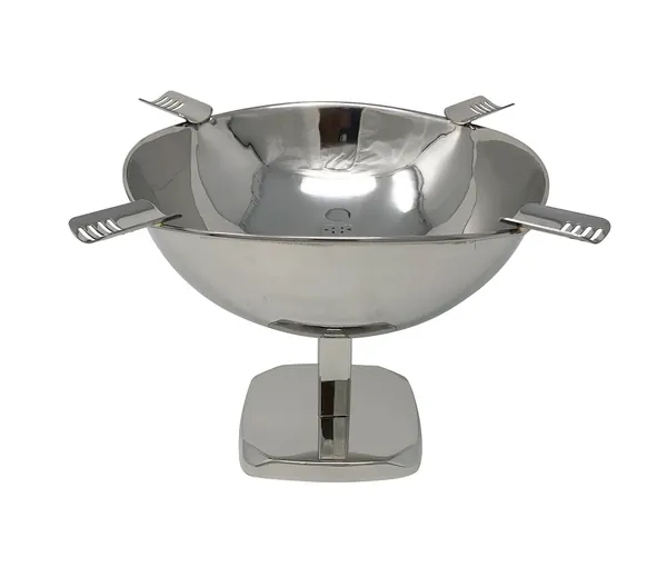 'Smokin Ash' Raised Quadrangle (Stainless) - Imperfect
